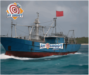 chinese ship aground