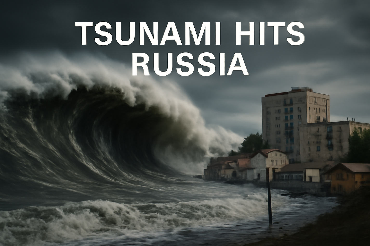 Tsunami hit russia